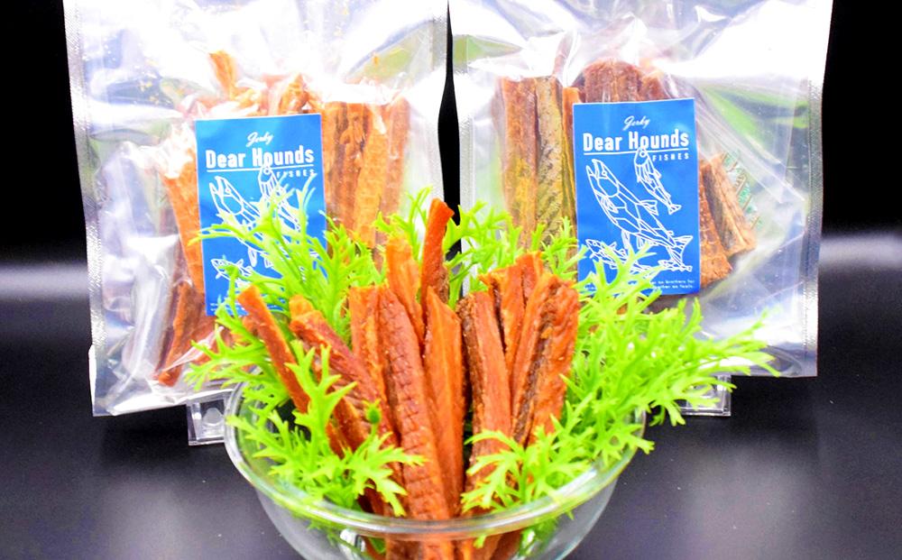 DearHoudsこだわりの愛犬愛猫用おやつ 鮭スティックジャーキー 100g×2個 合計200g