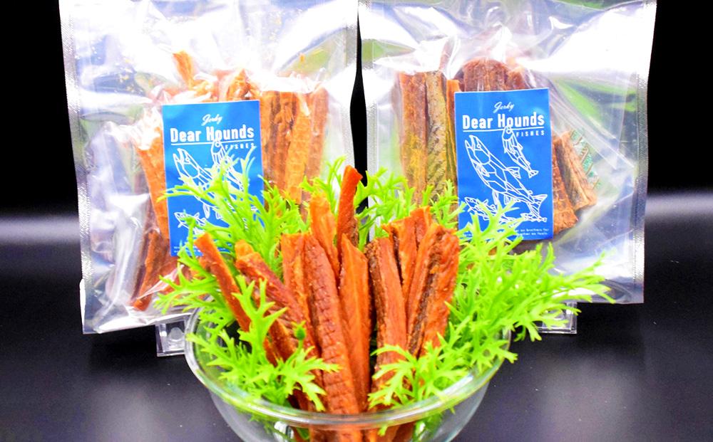 DearHoudsこだわりの愛犬愛猫用おやつ 鮭スティックジャーキー 200g×2個 合計400g