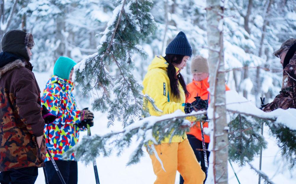 スノー トレッキング in美唄