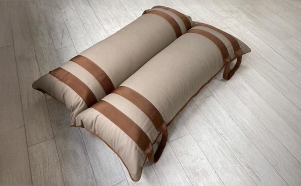 ペット（犬向け）用介護クッション「RAKU2」 スモーキーベージュ Lサイズ