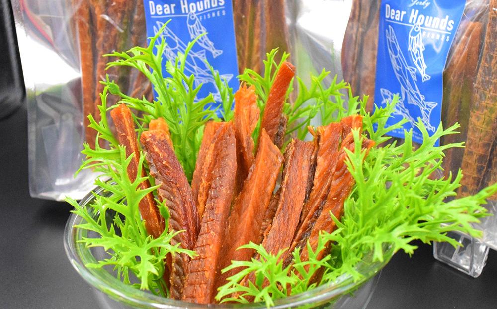 DearHoudsこだわりの愛犬愛猫用おやつ 鮭スティックジャーキー 200g×2個 合計400g