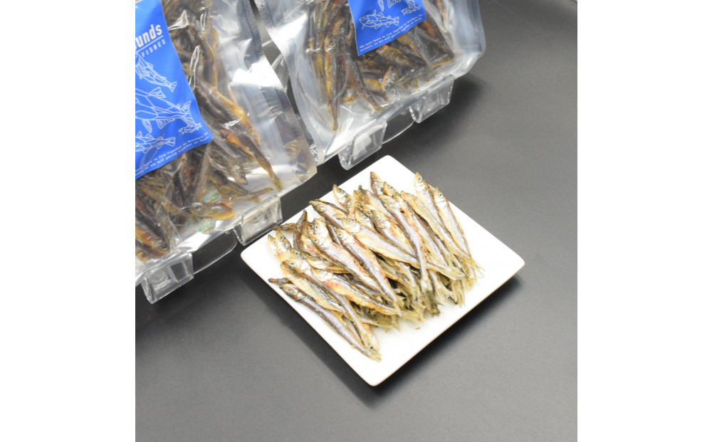 DearHounds こだわりの愛犬愛猫おやつ 北海道産ワカサギジャーキー200g×2個 合計400ｇ