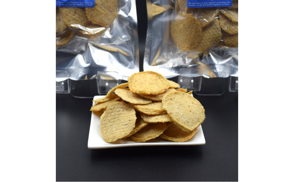 DearHoundsこだわりの愛犬愛猫おやつ 鱈 コインチップジャーキー100g×2個　合計200g