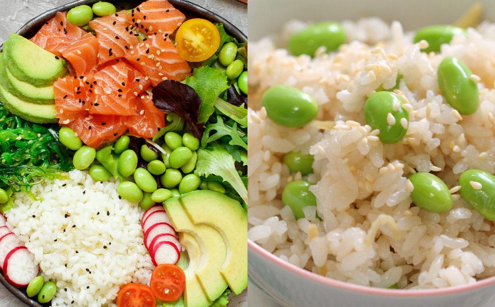 【定期便先行予約】【バランス農法】農薬や肥料を使わずに育てた枝豆ユキホマレと大粒ユキホマレ各1kg（2025年8月中旬発送予定）