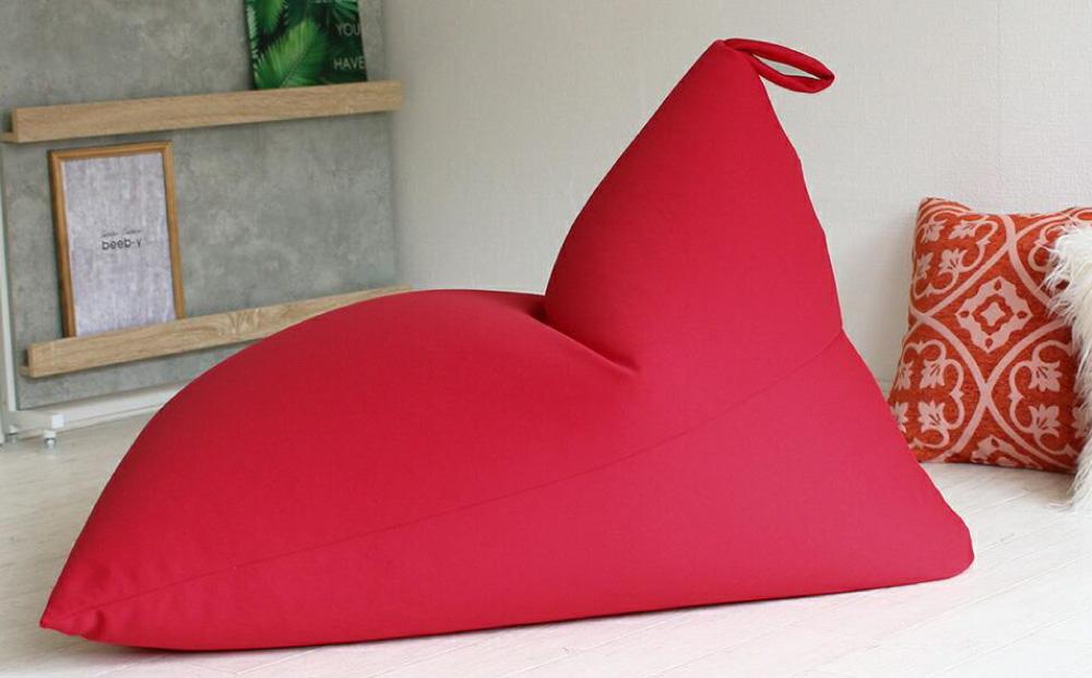 ビーズクッション ポルトBIG 日本製 レッド