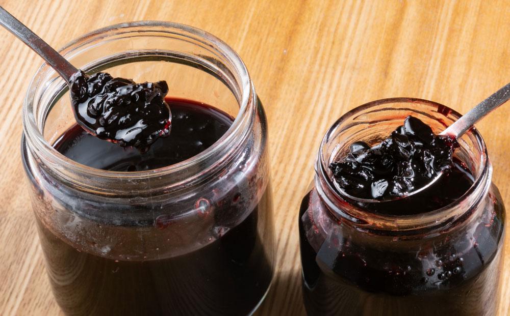 ハスカップコンフィチュールとハスカップジャムのセット 合計1.2kg