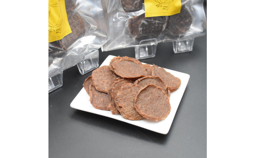 DearHounds こだわりの愛犬 愛猫用おやつ合鴨コインチップジャーキー100ｇ×2個　合計200g