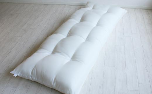 ヒッコリーデニム カバー付き 長座布団 　70×180cm ふかふか 長座布団 日本製