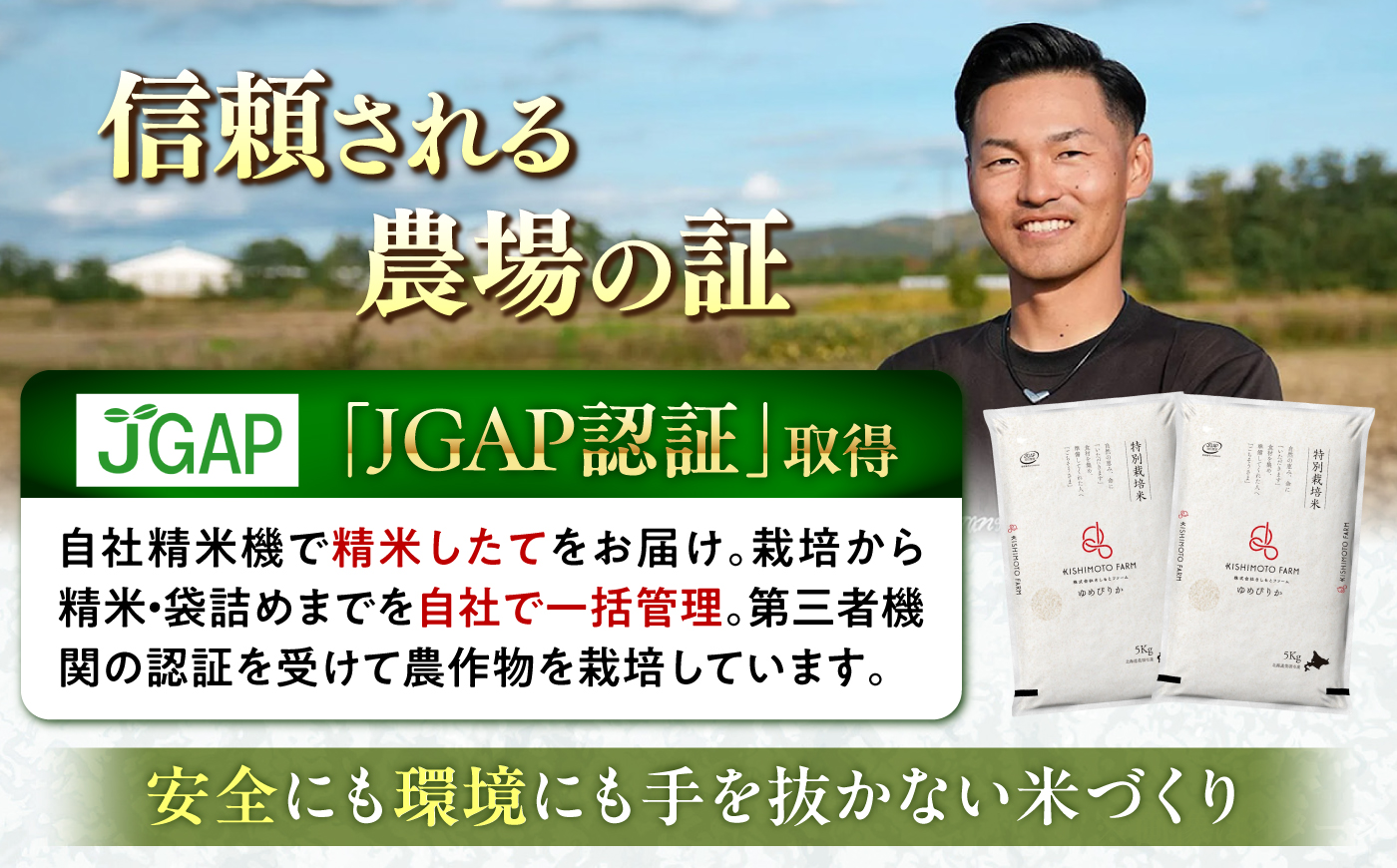 【令和8年産】【新米】【12回定期便】農家直送！特別栽培米ゆめぴりか（精米）5kg | 株式会社きしもとファーム [BOBB036]
