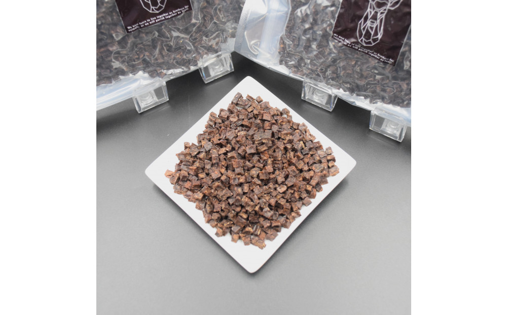 DearHounds こだわりの愛犬 愛猫用おやつ 蝦夷鹿キューブジャーキー 200g×2個 合計400g