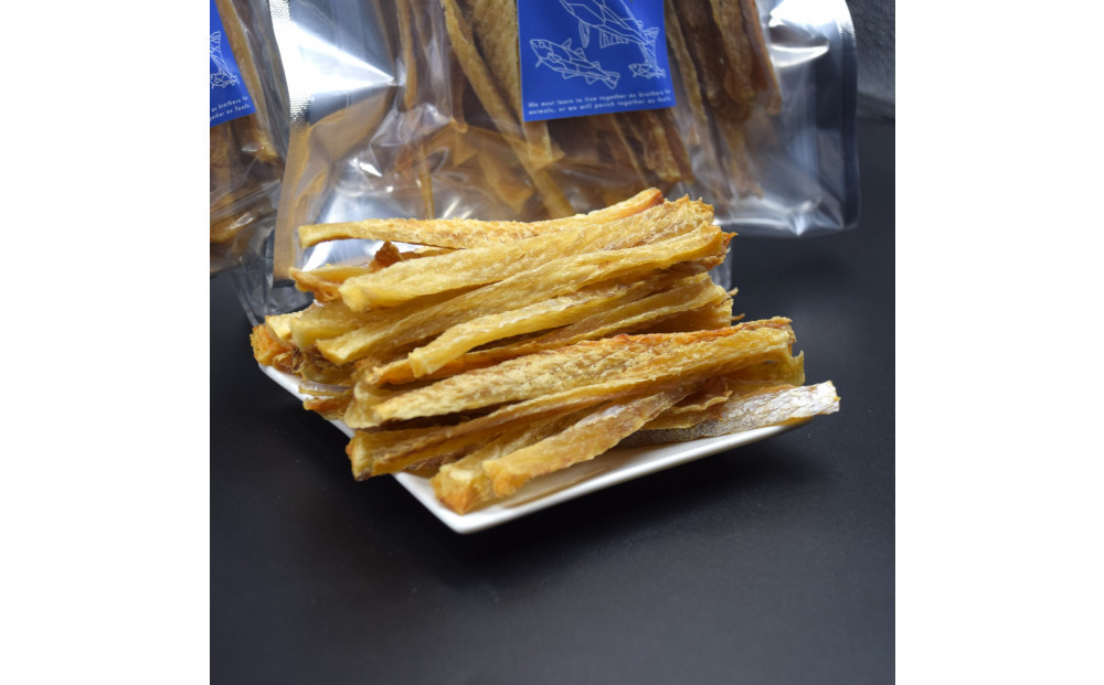 DearHounds こだわりの愛犬愛猫おやつ 鱈 スティックジャーキー100g×2個　合計200g