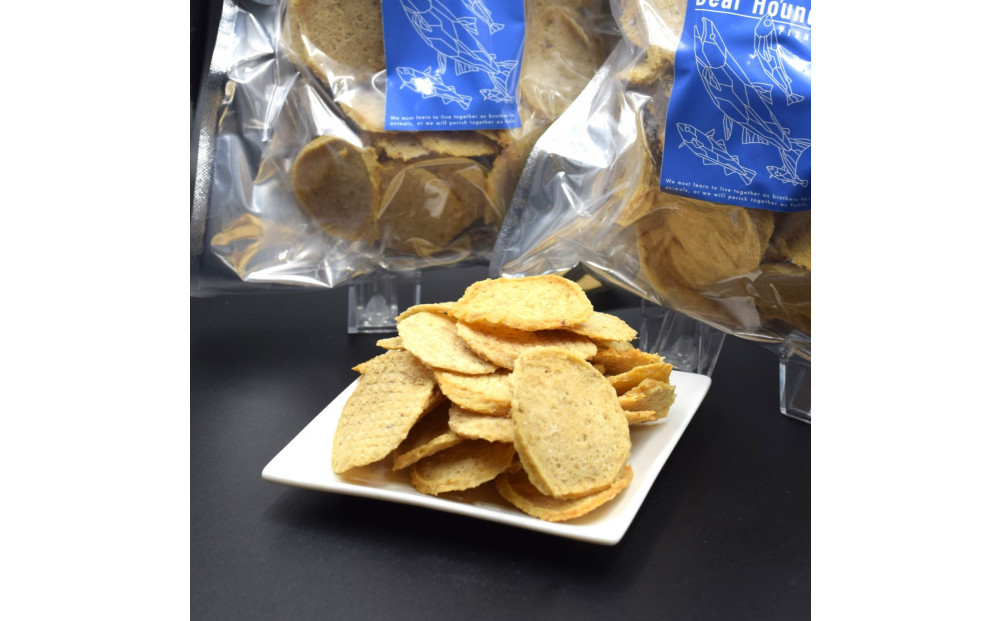 DearHoundsこだわりの愛犬愛猫おやつ 鱈 コインチップジャーキー200g×2個　合計400g