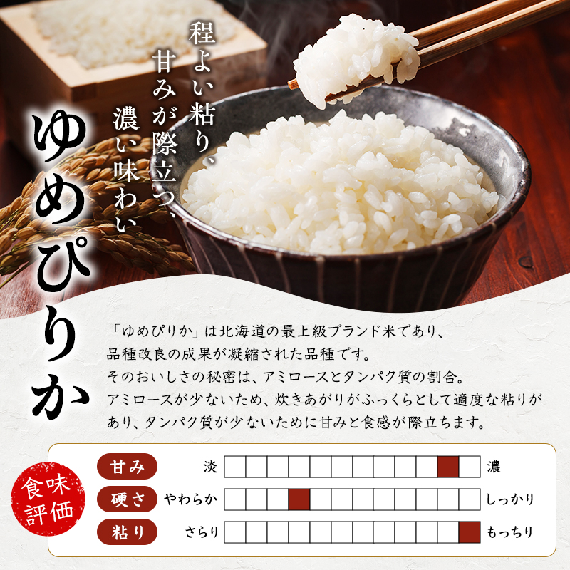 米 令和7年産 ゆめぴりか 10kg 5kg×2袋   宮田農園 精米 白米 お米 おこめ コメ ご飯 ごはん バランス 甘み おにぎり お弁当 酢飯 冷めてもおいしい 令和7年 北海道米 北海道 芦別市