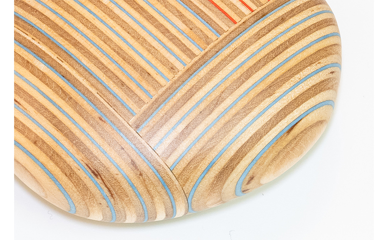 【ウッドデザイン賞受賞】 木製 ペーパーウェイト koishi-sq mix 北海道 芦別市 滝澤ベニヤ