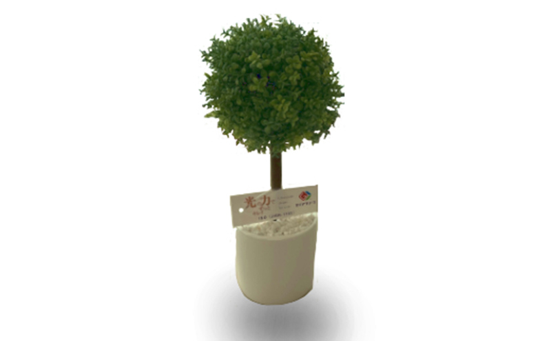 光触媒・造花 2つ セット ドラセナ グリーンボール 約25cm 観葉植物 植物 北海道 芦別市 日本インソール工業