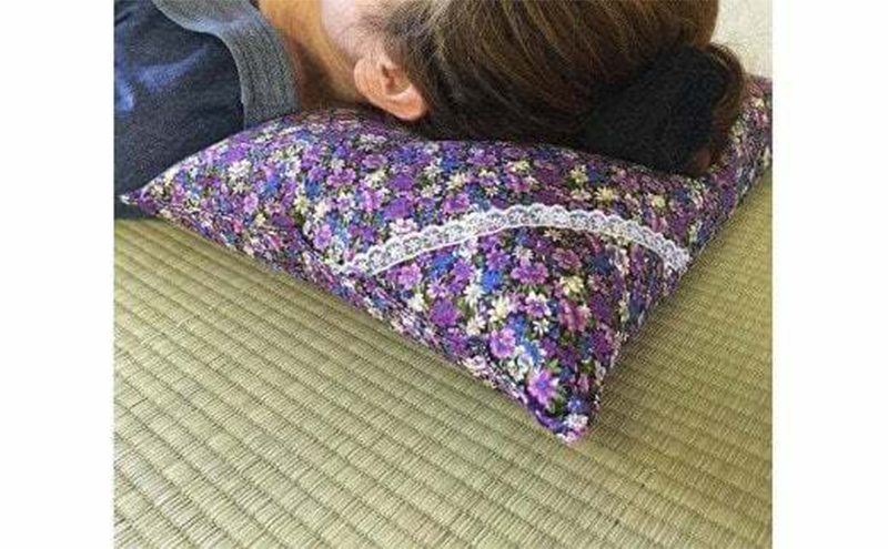 北海道産そば殻使用 快適！ そば枕 ラベンダー安眠枕 大 寝具 そば殻 北海道 芦別市 日本インソール工業