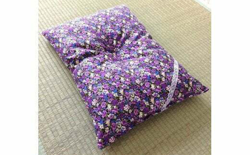 北海道産そば殻使用 快適！ そば枕 ラベンダー安眠枕 大 寝具 そば殻 北海道 芦別市 日本インソール工業