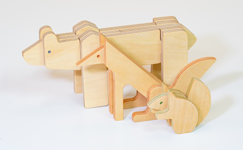 木製 動物パズル animal セット 詰め合わせ ウッドデザイン賞受賞 ペーパーウッド パズル おもちゃ 立体パズル 玩具 おしゃれ かわいい 立体 ジグソーパズル 雑貨 日用品 遊び道具 知育玩具 置物 インテリア 北海道 芦別市