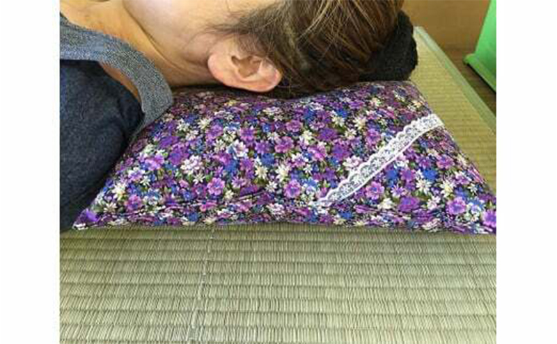 北海道産そば殻使用 快適！ そば枕 ラベンダー安眠枕 大 寝具 そば殻 北海道 芦別市 日本インソール工業