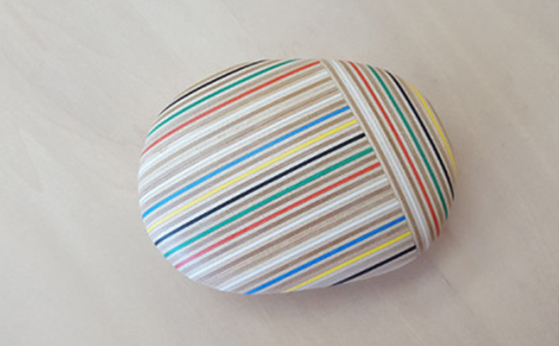 【ウッドデザイン賞受賞】 木製 ペーパーウェイト koishi-el olp 北海道 芦別市 滝澤ベニヤ