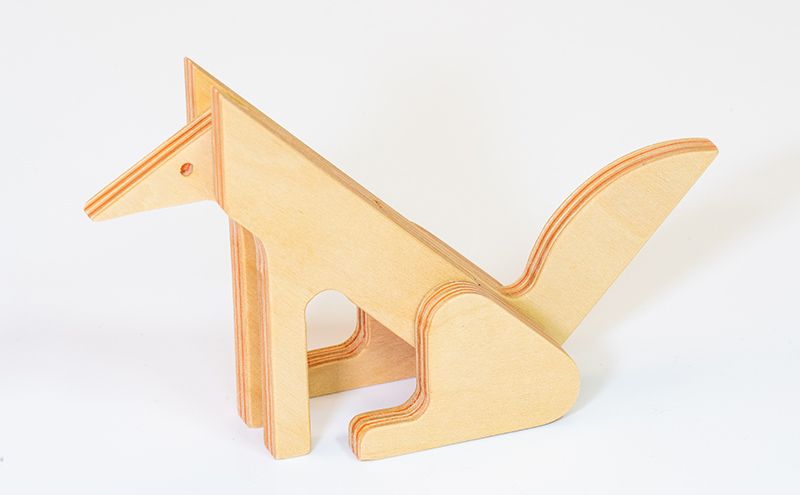 【ウッドデザイン賞受賞】 木製 動物パズル kitakitsune 北海道 芦別市 滝澤ベニヤ