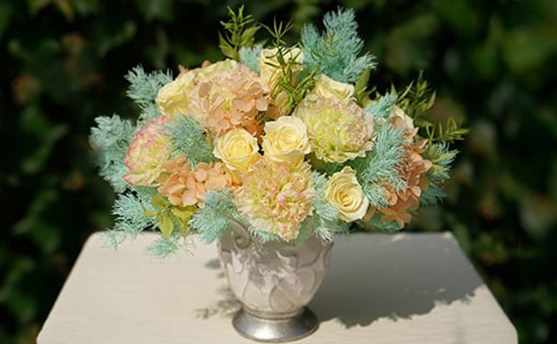 プリザーブドフラワー Calm mix 【花季・YANASE design.】 北海道 芦別市