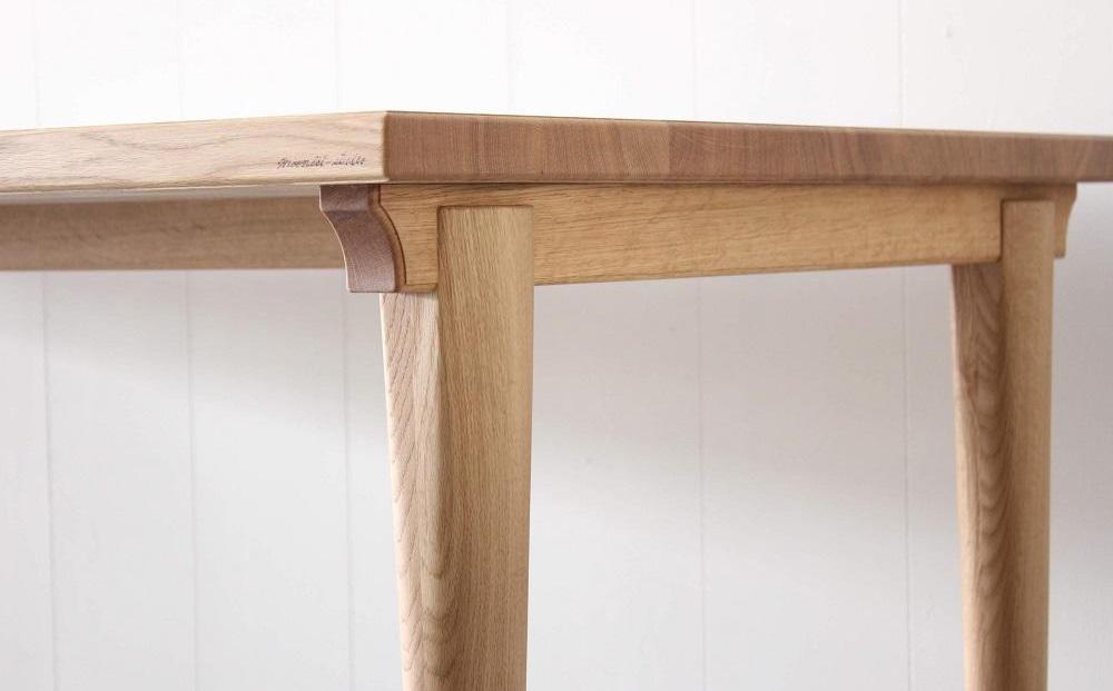 ダイニングテーブル 道産ナラ W900～W1000 北海道  MOOTH インテリア 手作り 家具職人 モダン 家具 家具 家具 家具 家具 家具