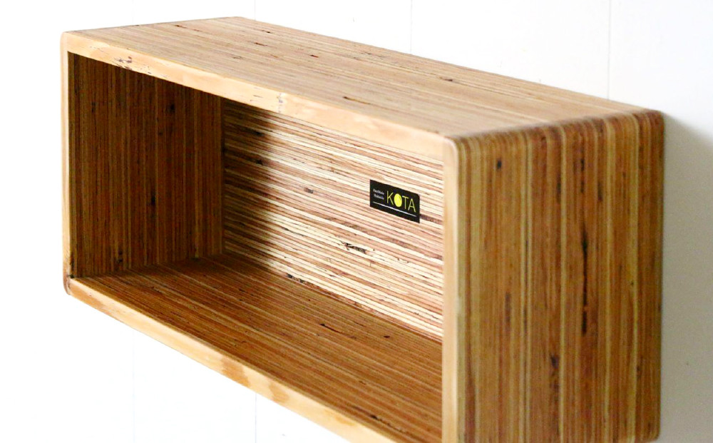 箱型飾り棚　大（プレーンタイプ）杉 北海道 KOTA インテリア 手作り 家具職人 モダン 家具 家具 家具 家具 家具 家具