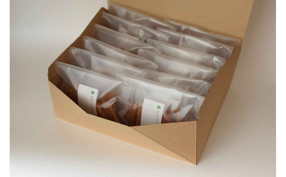 どら焼きあんざい　皮で作ったビスコッティ12個セット