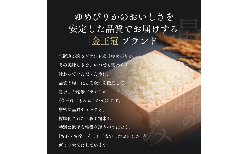 令和7年産 金王冠 無洗米 北海道産 ゆめぴりか 5kg
