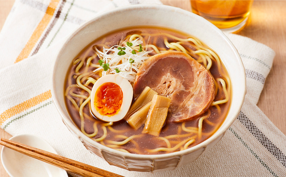 工場直送！！北海道産小麦１００％使用熟成ちぢれ乾燥ラーメン4食入り　スープ付き