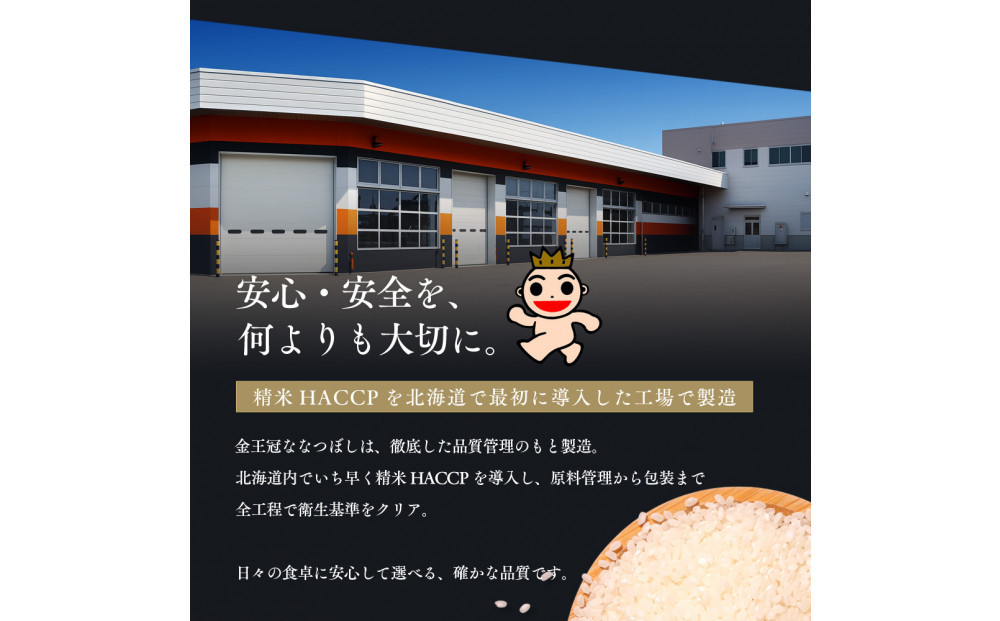 令和7年産 金王冠 精米 北海道産 ななつぼし 5kg