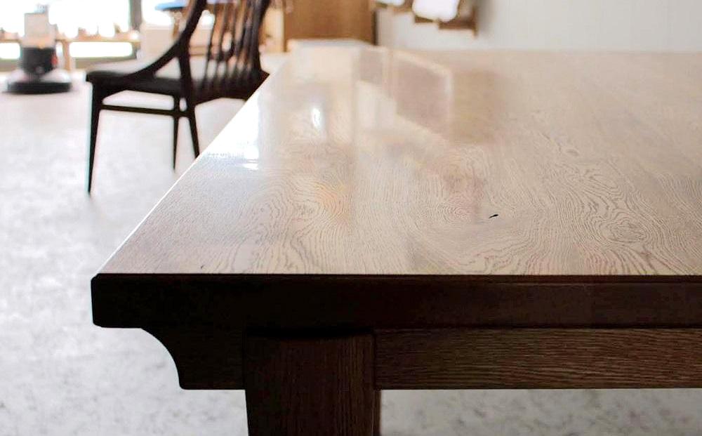 ダイニングテーブル 道産ナラ W900～W1000 北海道  MOOTH インテリア 手作り 家具職人 モダン 家具 家具 家具 家具 家具 家具