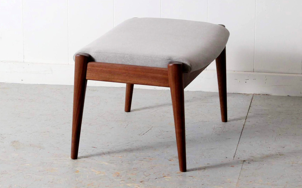 オットマン（パーソナルチェア、ソファ用）（ウォールナット）北海道 MOOTH インテリア 手作り 家具職人 ソファ チェア 家具 家具 家具 家具 家具 家具