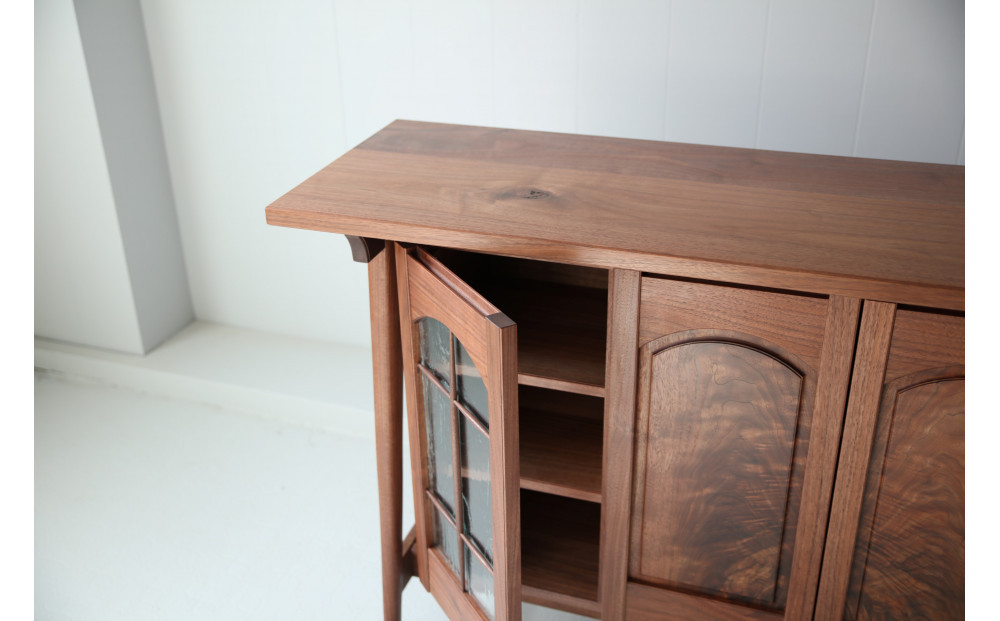 サイドボード ウォールナット 北海道  MOOTH インテリア 手作り 家具職人 ローボード リビングボード 家具 家具 家具 家具 家具 家具