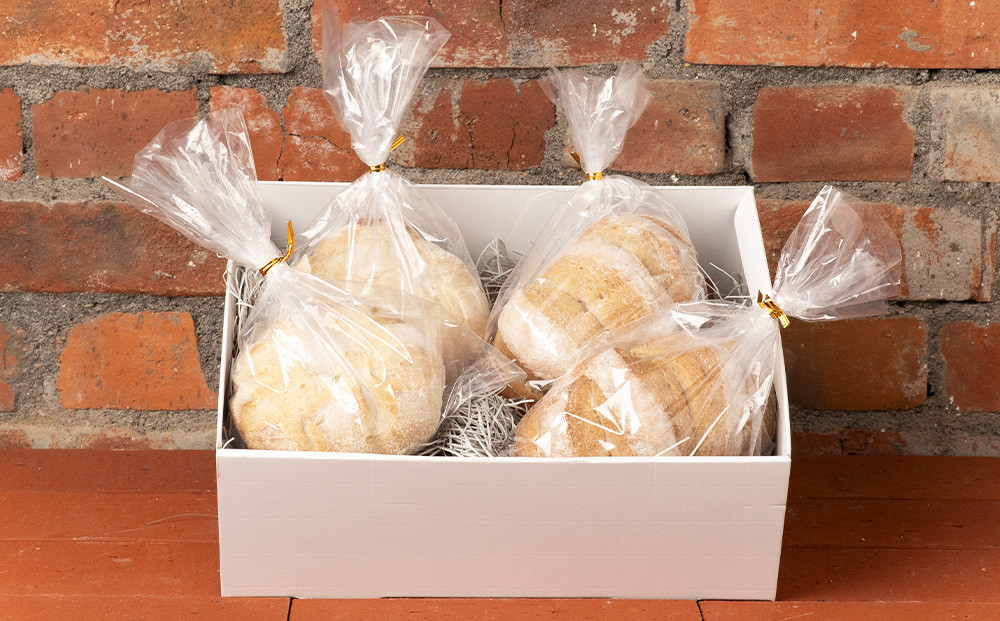 江別ブレッド（カンパーニュ・ライ麦各２個）