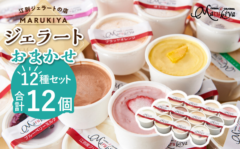【合計　12個】ジェラートおまかせ　12個セット