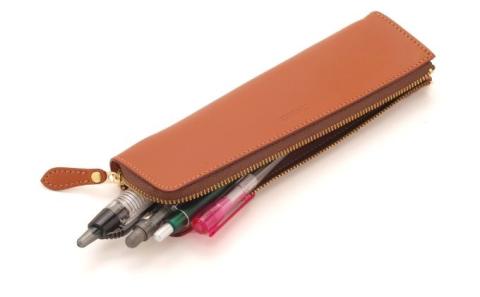 ペンケース キャメル いたがき 《名入れ無》