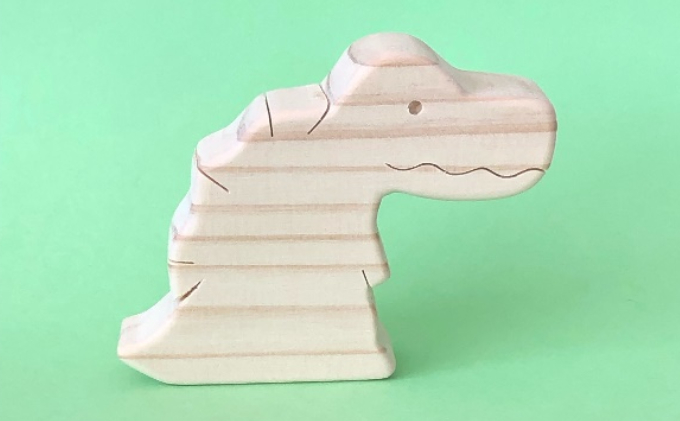 かわいい 恐竜つみき7種セット　 工芸品 インテリア 玩具 おもちゃ