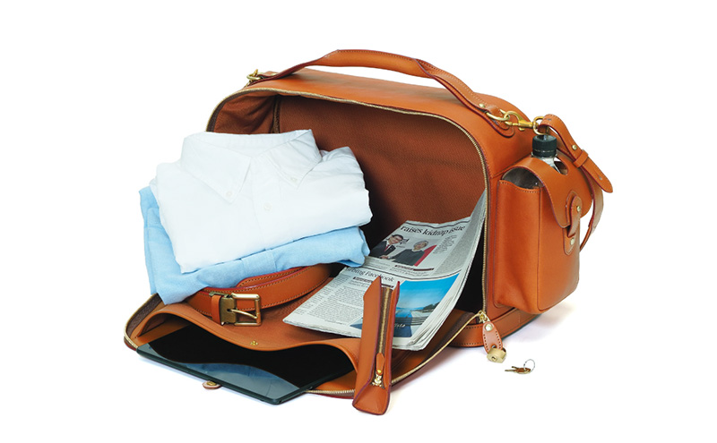 ボストンバッグ キャメル いたがき ＜名入れ有＞