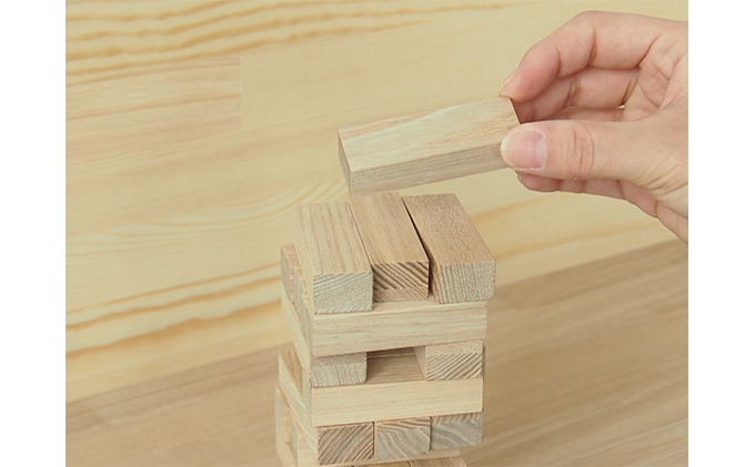 木製 おもちゃ 子どもから大人まで楽しめる！ 木製バランスゲーム ジェンガ 工芸品 室内 遊び 玩具 ファミリートイ