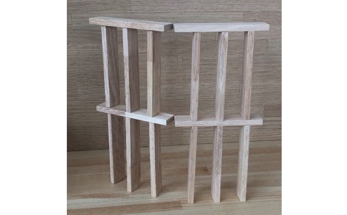 たいらなつみき「ごむのき」 工芸品 インテリア 玩具 おもちゃ 積み木 手作り