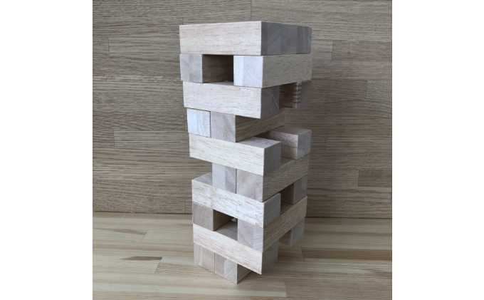 木製バランスゲーム おおきいつみき21個セット 工芸品 インテリア 玩具 おもちゃ 積み木