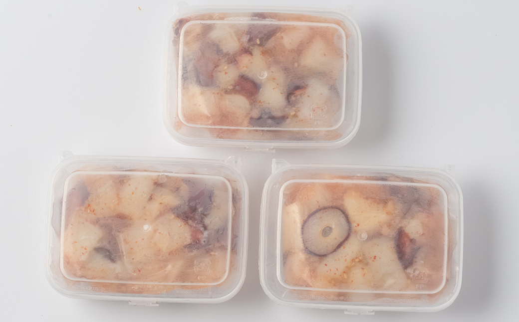 10-569 【年内配送12月15日入金まで】たこチャンジャ180g×3パック