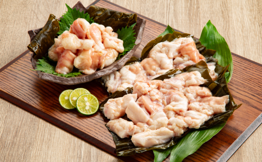 13-135 紋別名物 流氷昆布締め牛ホルモン 750g