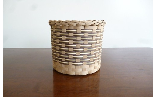15-163 手づくりのカゴ3点セット(茶系)