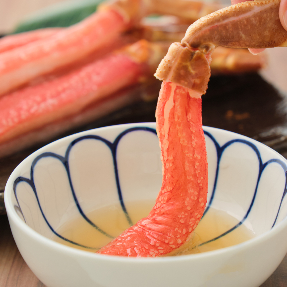 26-41 【年内配送12月15日入金まで】【生食可】特大・生ずわいがに脚ポーション1kg(500ｇ×2)