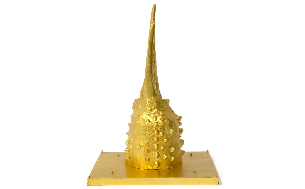 350-1 紋別 カニの爪オブジェ - 金箔版, 大 -