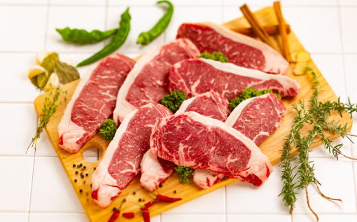 44-21 北海道ハーブ牛ロースステーキ(1.28kg)