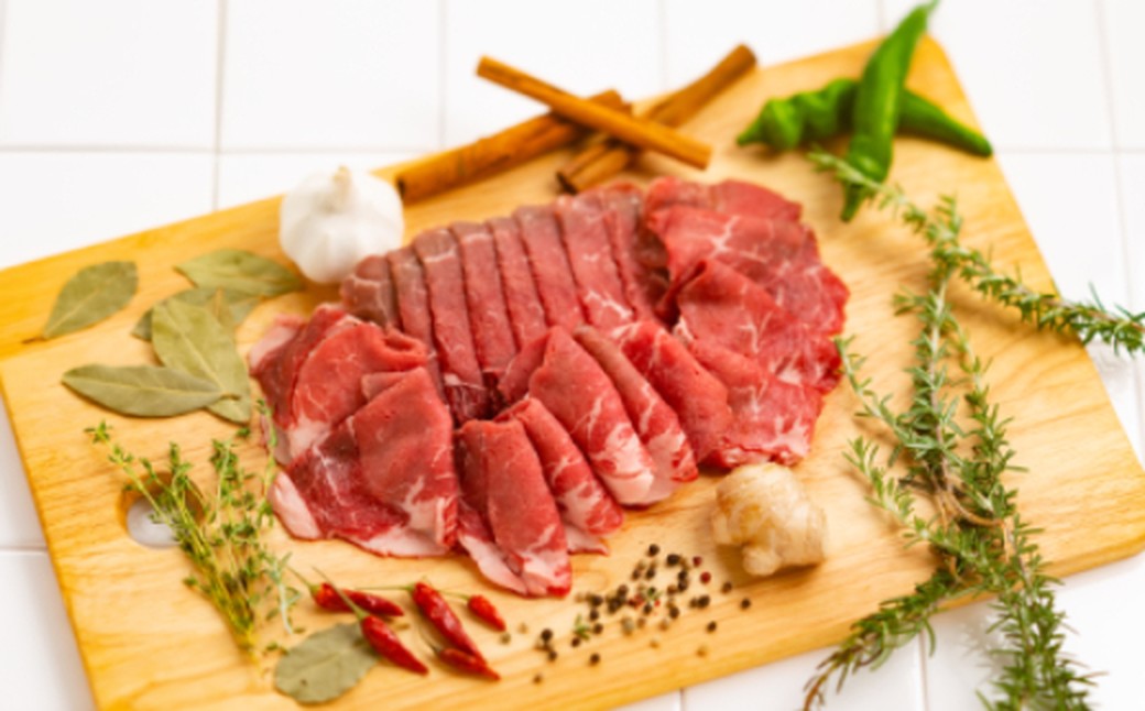 15-382 【ホワイトデー】北海道ハーブ牛切り落とし(550g) ホワイトデー発送 1パック(550g)